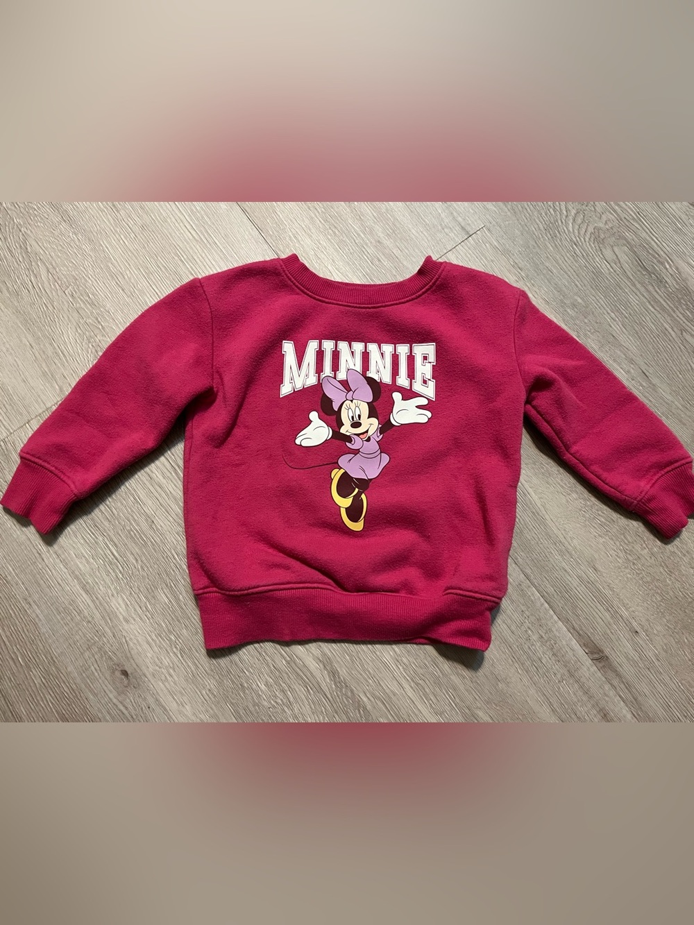 Disney Minnie Graphic Sweatshirt - Magenta and Purple